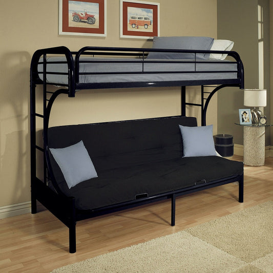 Eclipse Teenager Metal Futon Bunk Bed (T XL/Q)