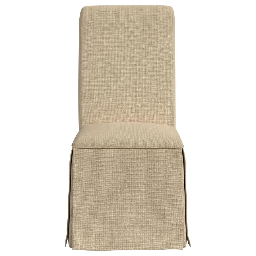 Shawna Upholstered Skirted Dining Chair (Set of 2)