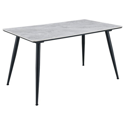 Dennison Rectangular 55-inch Ceramic Top Dining Table Grey