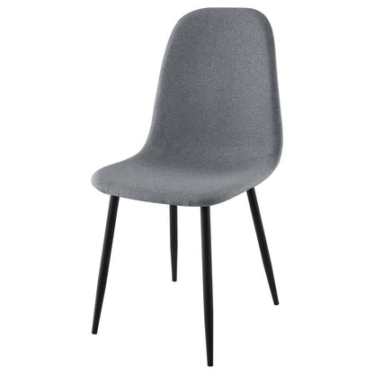 Dennison Upholstered Dining Side Chair Grey (Set of 4)