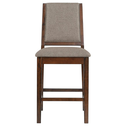 Patterson Upholstered Counter Chair Mango Oak (Set of 2)