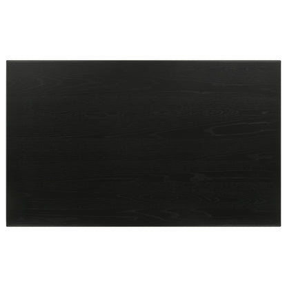 Appleton Rectangular Wood Dining Table Black Washed