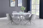 Ashley 5-piece Dining Set White and Light Grey