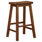 Durant Wooden Bar Stools Chestnut (Set of 2)