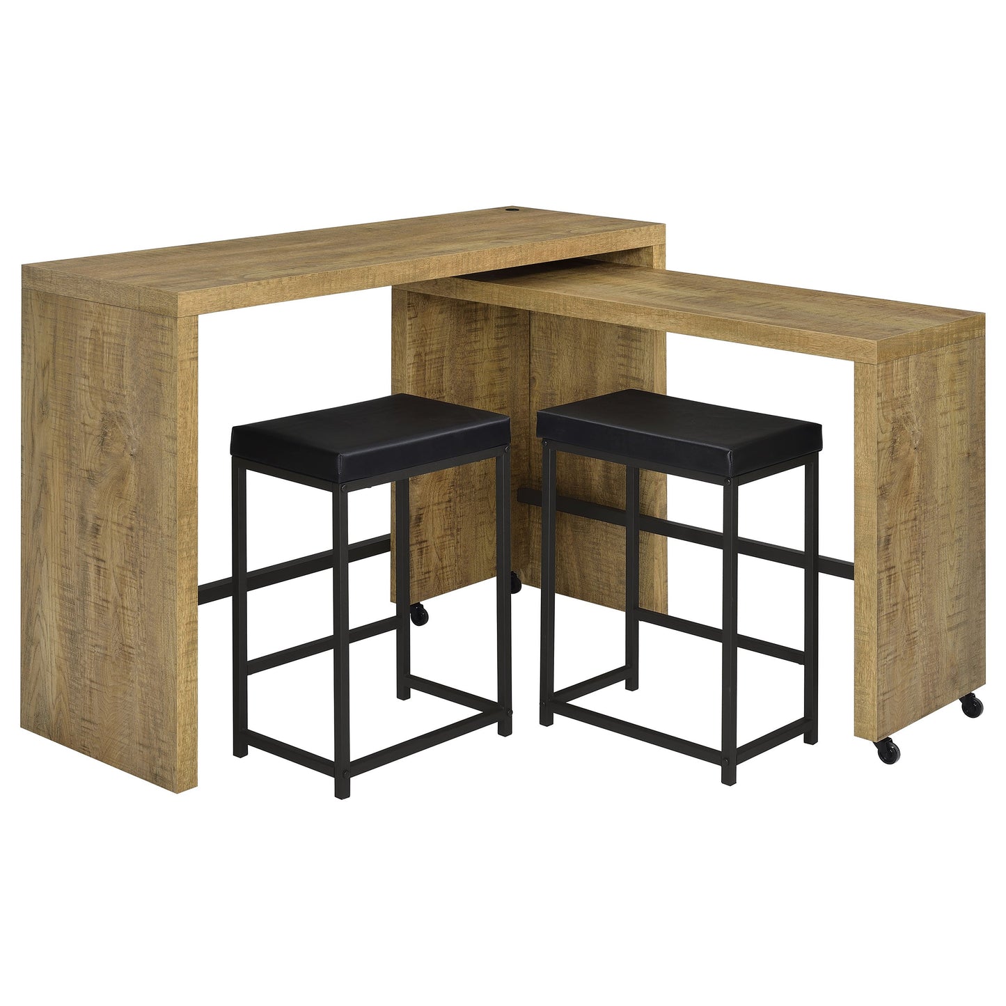 Davista  Multipurpose Counter Height Table Set Mango Brown