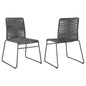 Jerome Upholstered Stackable Side Chairs (Set of 2)