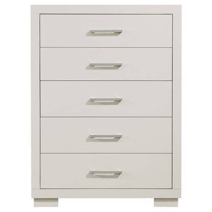 Jessica 5-drawer Chest White