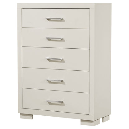 Jessica 5-drawer Chest White