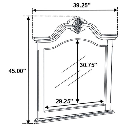 Cambridge Dresser Mirror Cappuccino