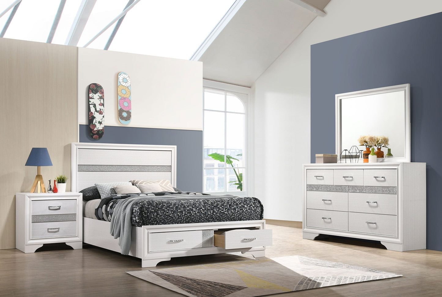 Miranda Platform Storage Bedroom Set