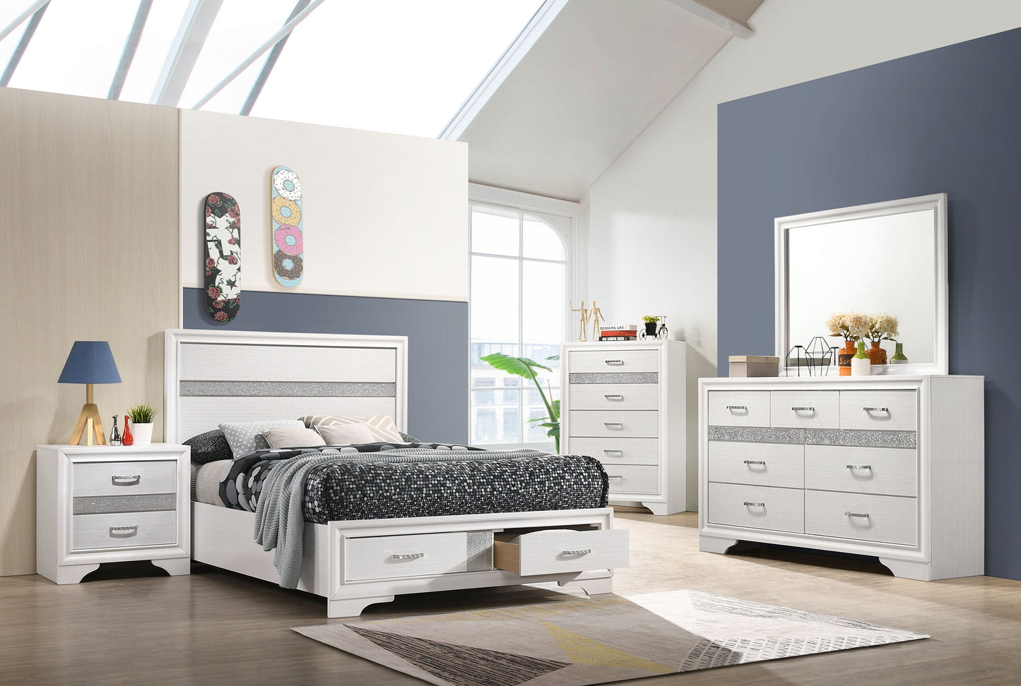 Miranda Platform Storage Bedroom Set