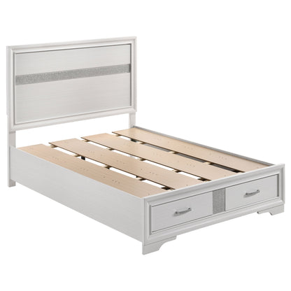 Miranda  2-drawer Storage Bed White