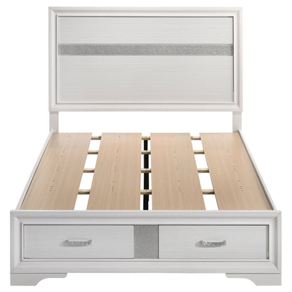 Miranda  2-drawer Storage Bed White