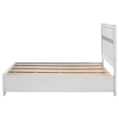 Miranda  2-drawer Storage Bed White