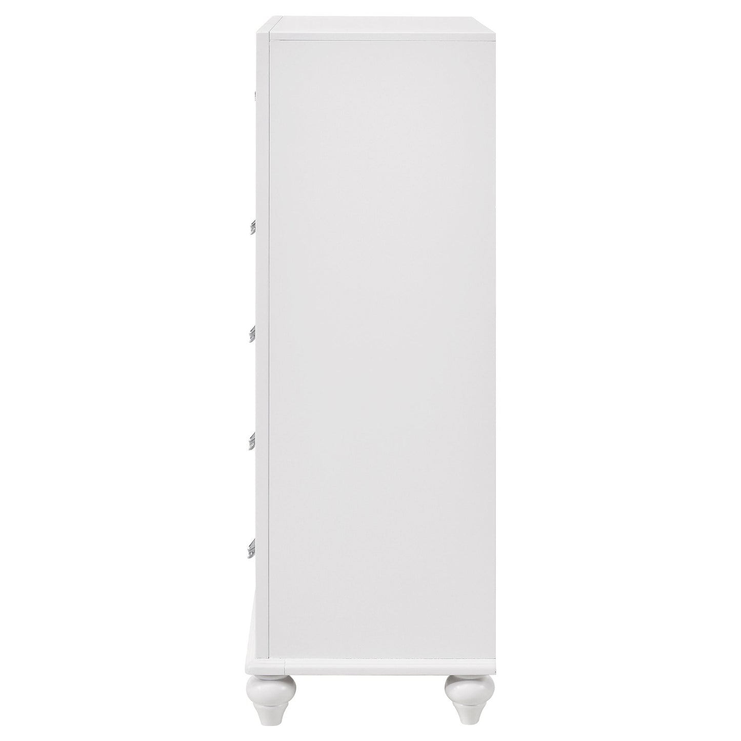 Barzini 5-drawer Chest White