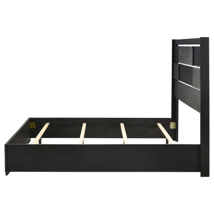 Blacktoft  Panel Bed Black