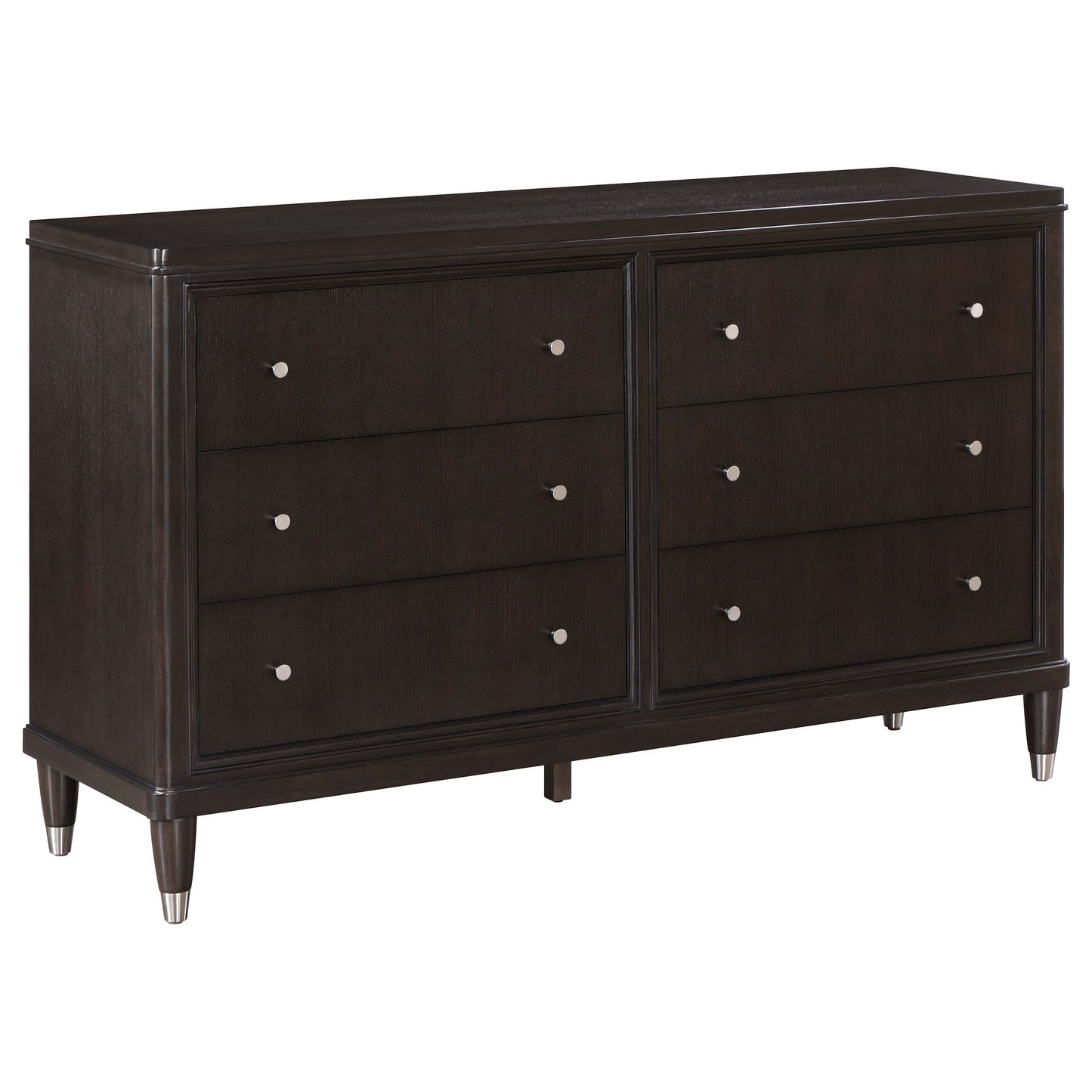 Emberlyn 6-drawer Bedroom Dresser with Mirror Brown