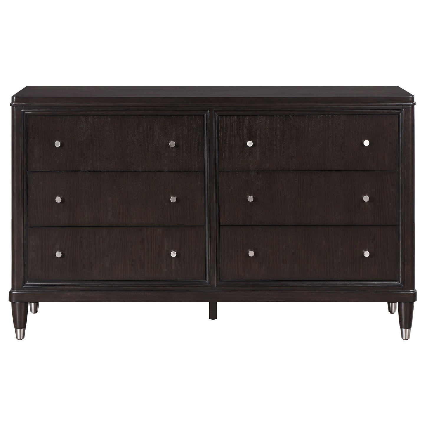 Emberlyn 6-drawer Bedroom Dresser with Mirror Brown