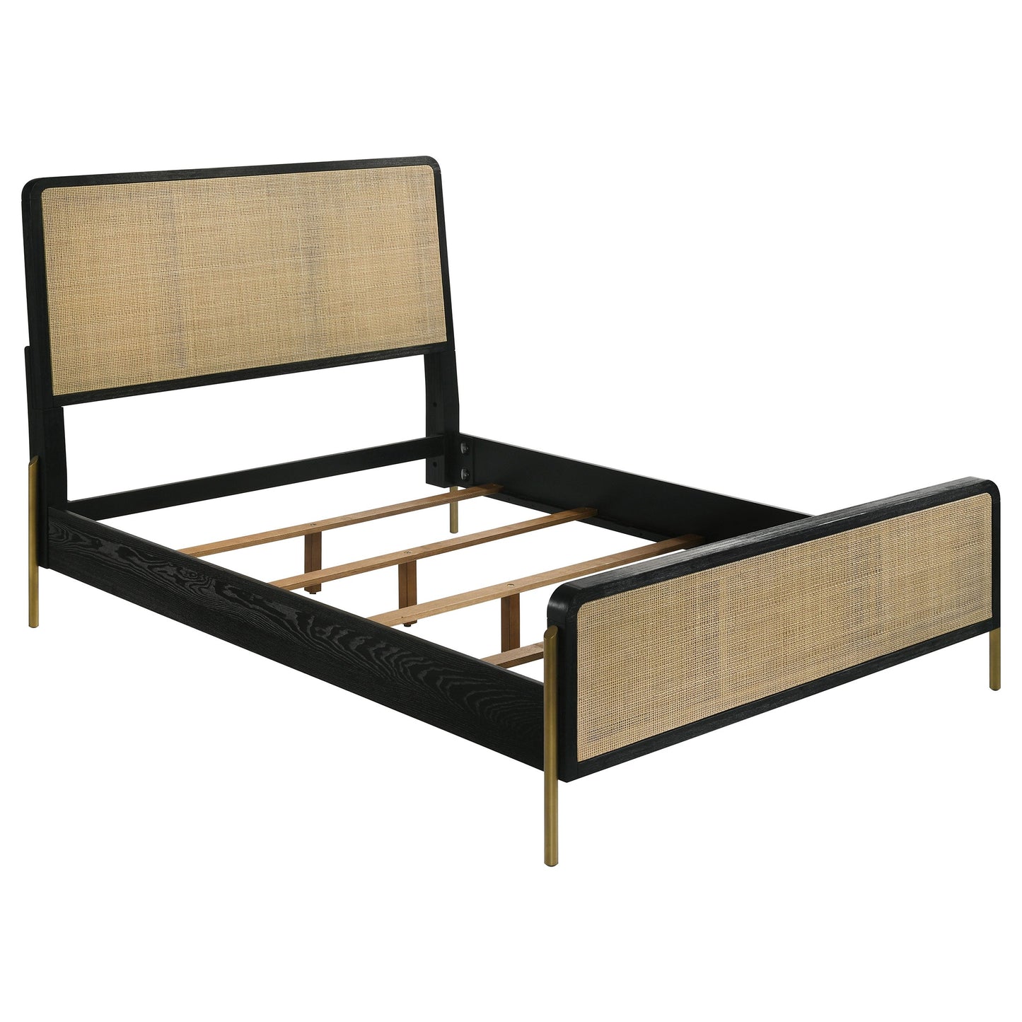 Arini   Bedroom Set Black and Natural