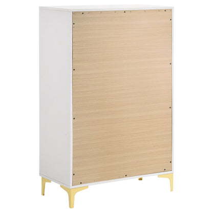 Kendall 5-drawer Chest White