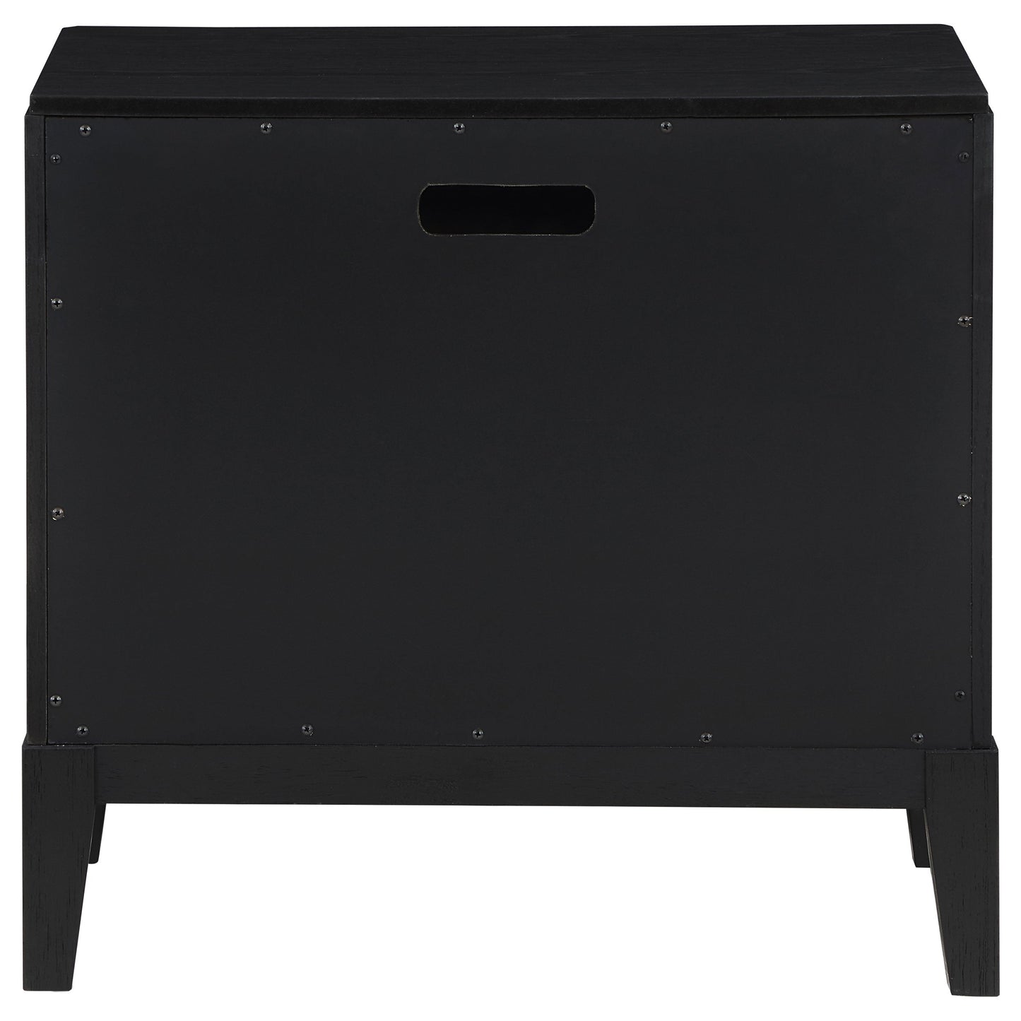 Brookmead 2-Drawer Nightstand Black