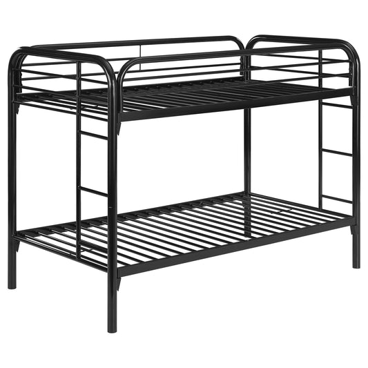 Morgan Twin Over Twin Bunk Bed Black