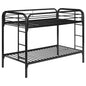 Morgan Twin Over Twin Bunk Bed Black