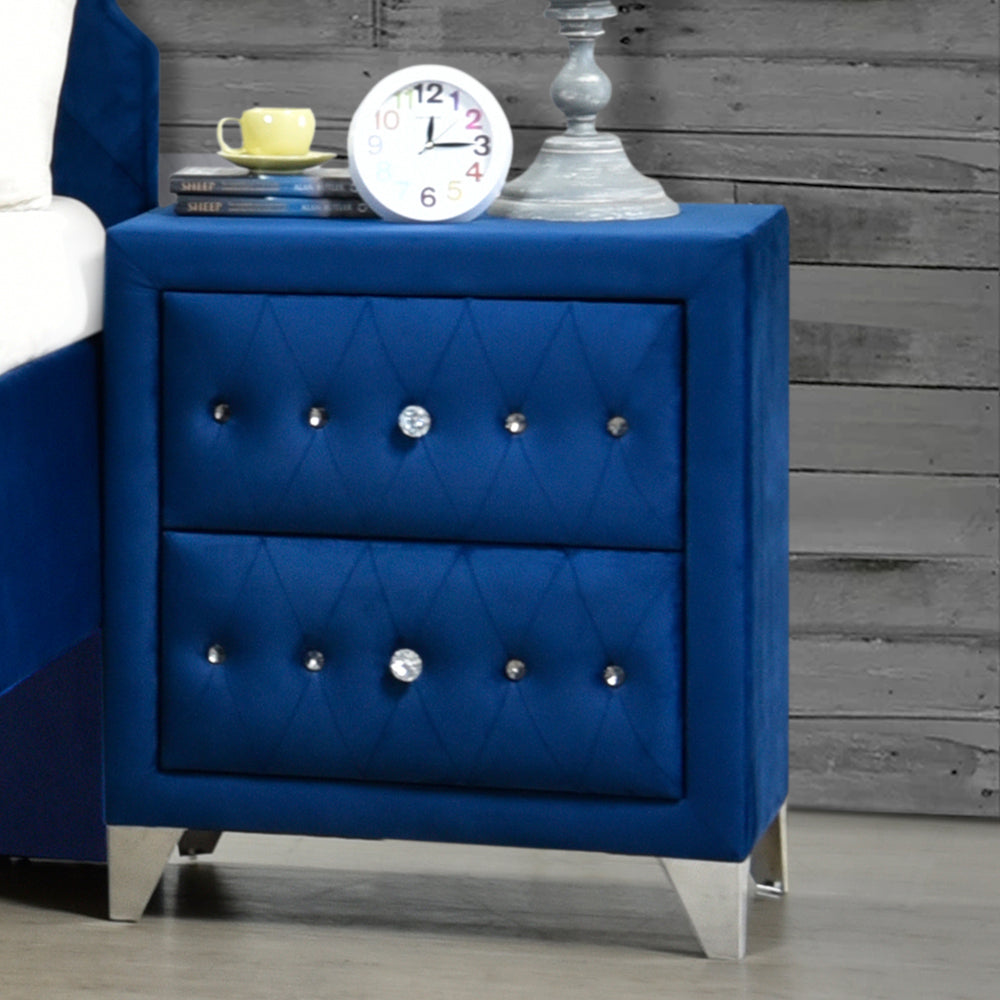 Dante 28"H 2 Drawers Nightstand