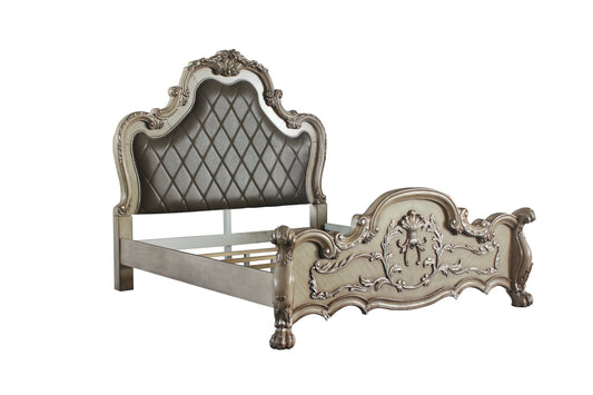 Dresden Upholstered Bed with Diamond Tufted