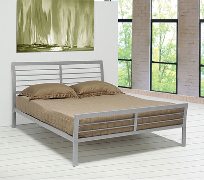 Cooper  Metal Bed Silver