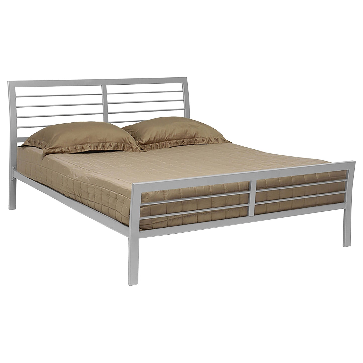 Cooper  Metal Bed Silver