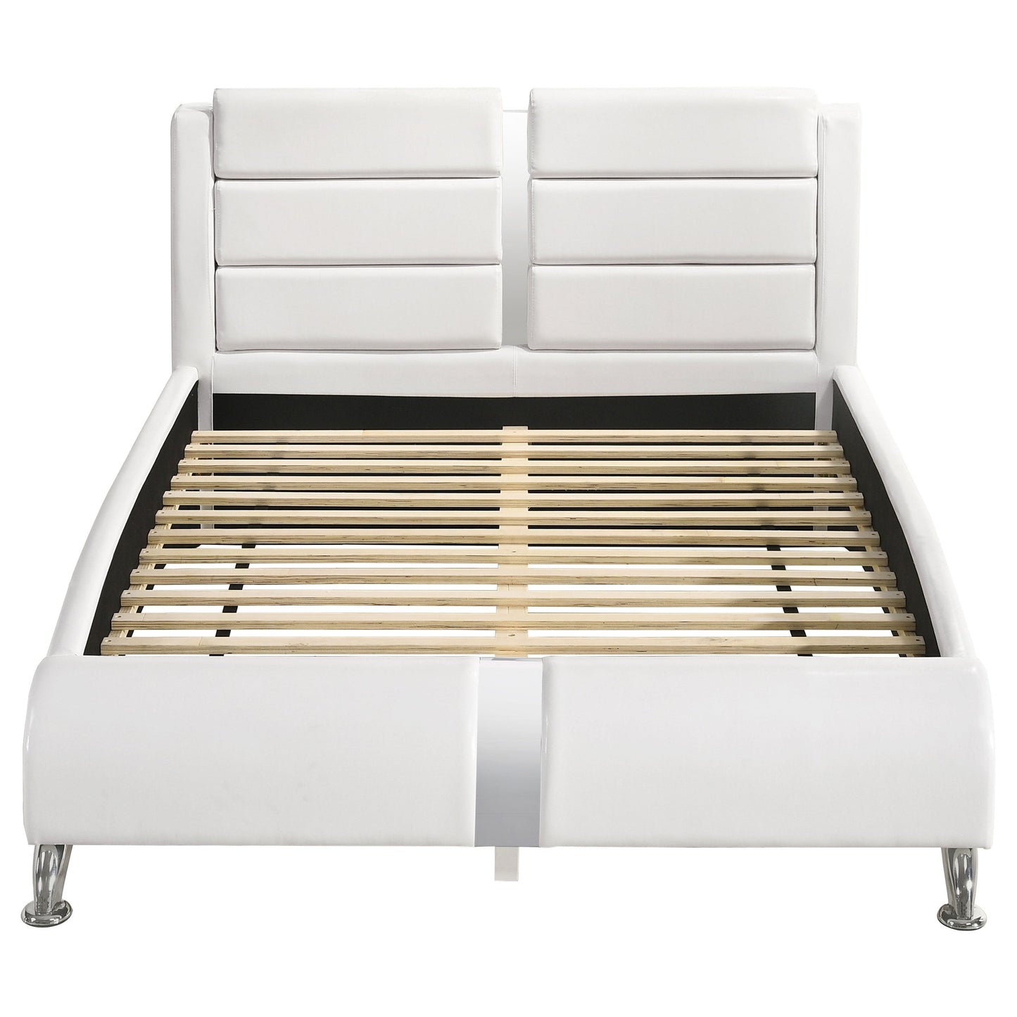 Jeremaine  Upholstered Bed White