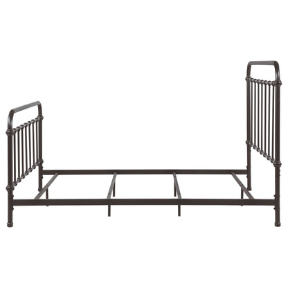 Livingston  Panel Metal Bed Dark Bronze