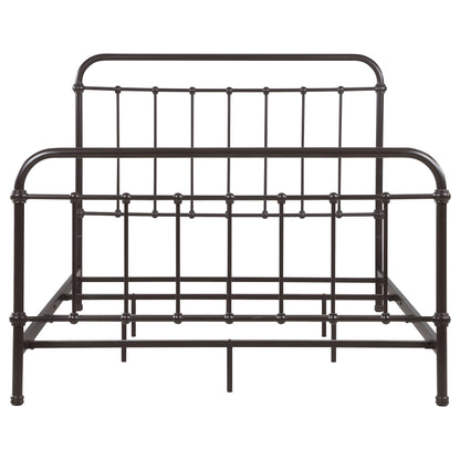 Livingston  Panel Metal Bed Dark Bronze