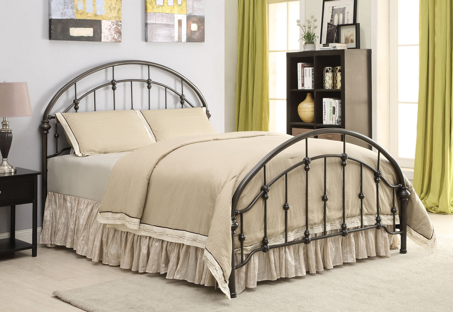 Rowan  Bed Dark Bronze