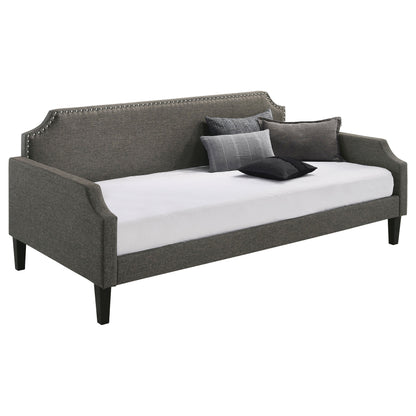 Olivia Upholstered Twin Daybed with Nailhead Trim