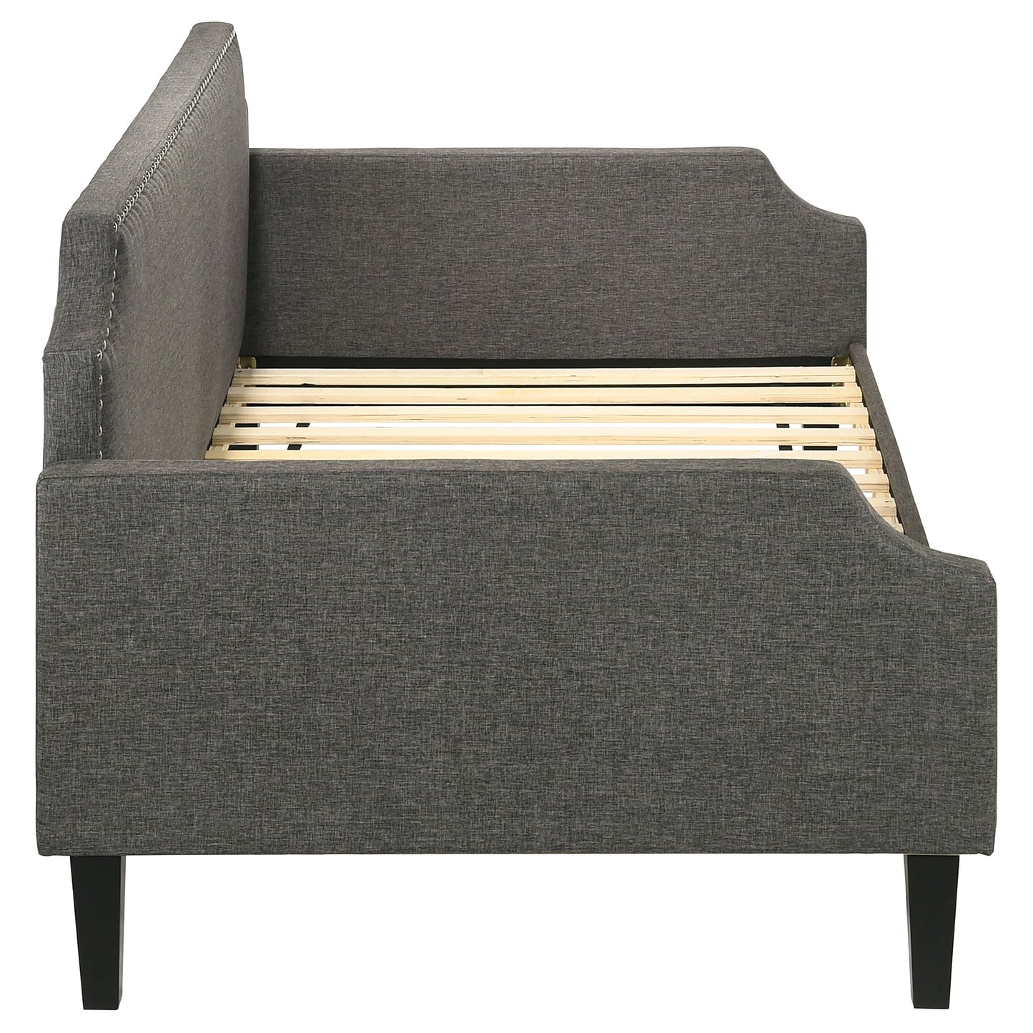 Olivia Upholstered Twin Daybed with Nailhead Trim