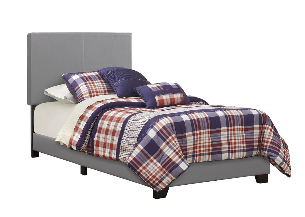 Dorian Upholstered  Bed Grey