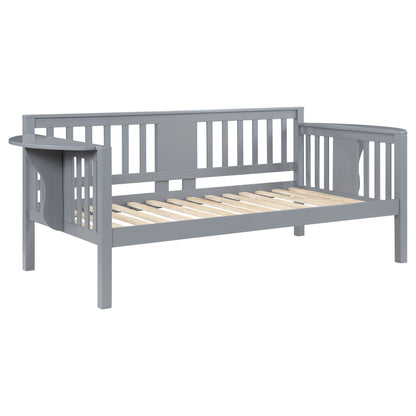 Bethany Wood Twin Daybed with Drop-down Tables White