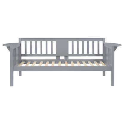 Bethany Wood Twin Daybed with Drop-down Tables White