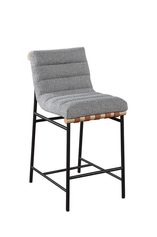 Lahni Boucle Fabric Counter Height Chair