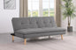 Scout Upholstered Tufted Convertible Sofa Bed Grey