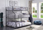 Caius II Teenager Metal Triple Bunk Bed