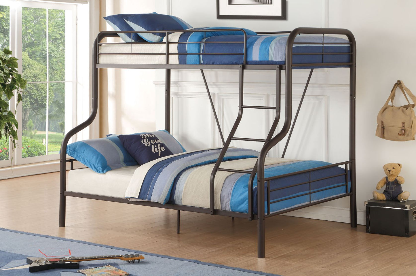 Cairo Teenager Metal Bunk Bed (T/F)