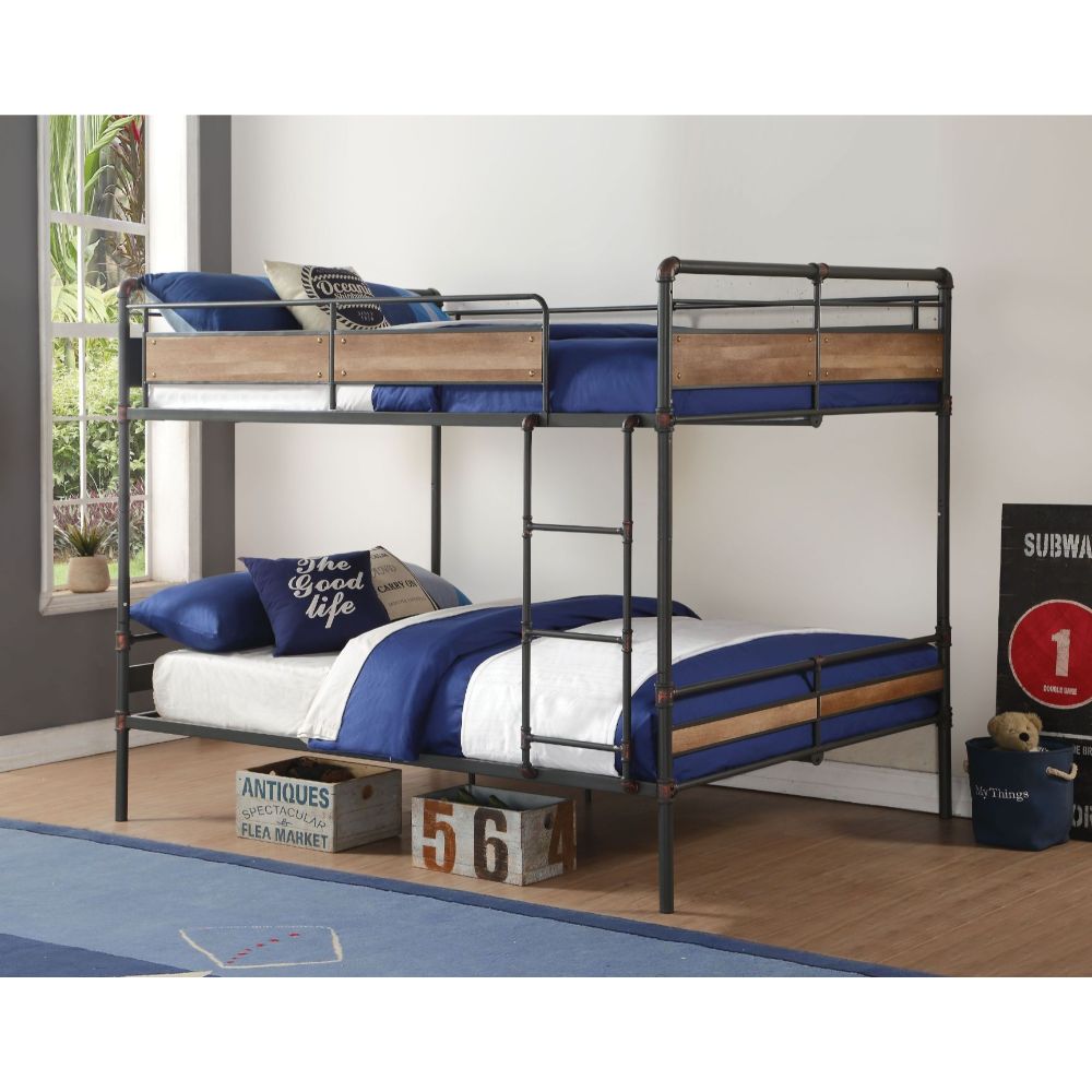 Brantley II Teenager Metal Bunk Bed (Q/Q)