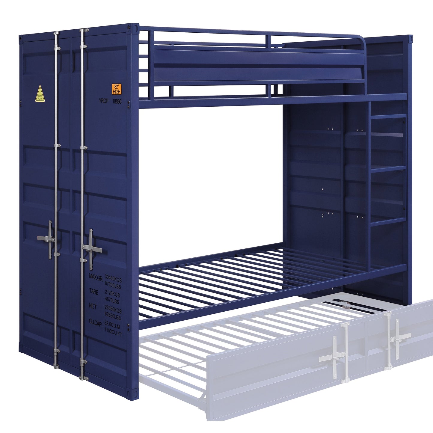 Cargo 65"H Metal Bunk Bed