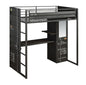 Cargo 80"L Twin Loft Bed with Desk & Wardrobe