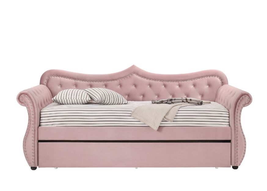 Adkins Upholstered Daybed with Trundle (Twin)