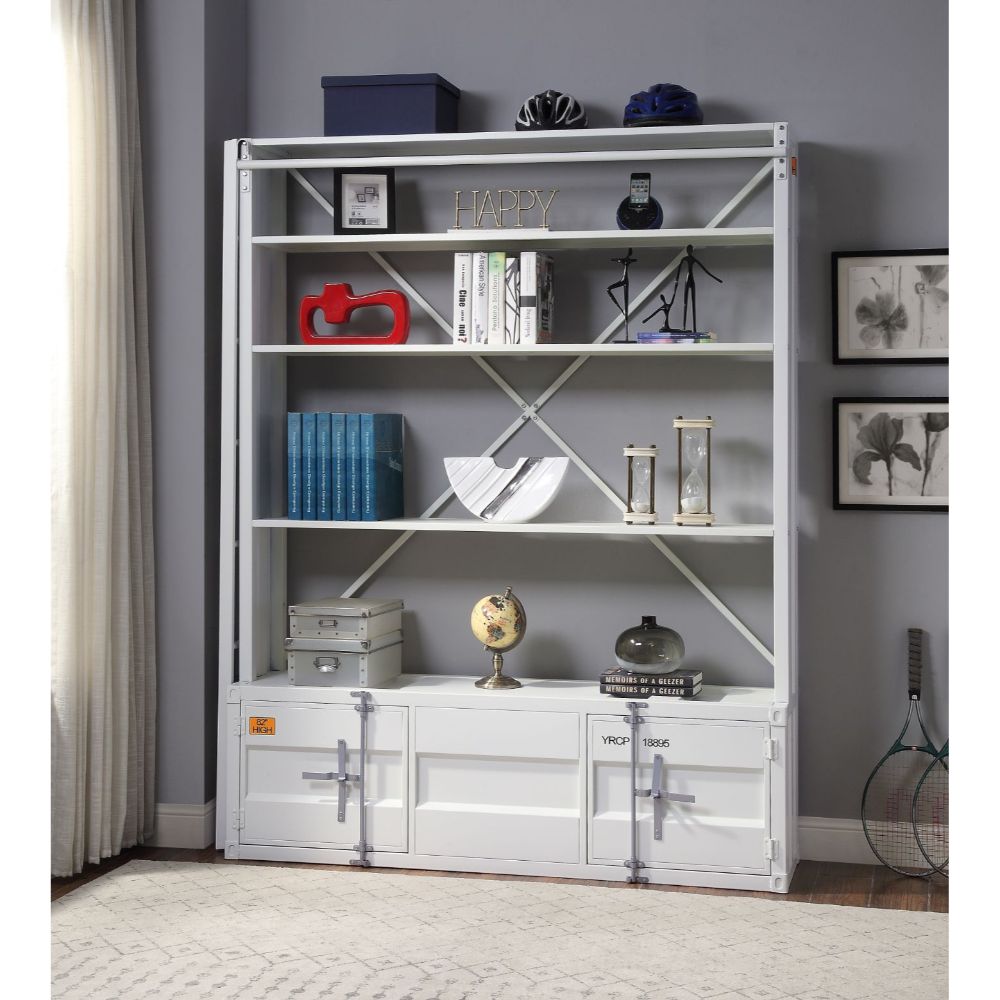 Cargo Bookcase with Ladder