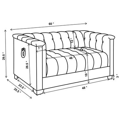 Chaviano Pearl Sofa 4-pcs set